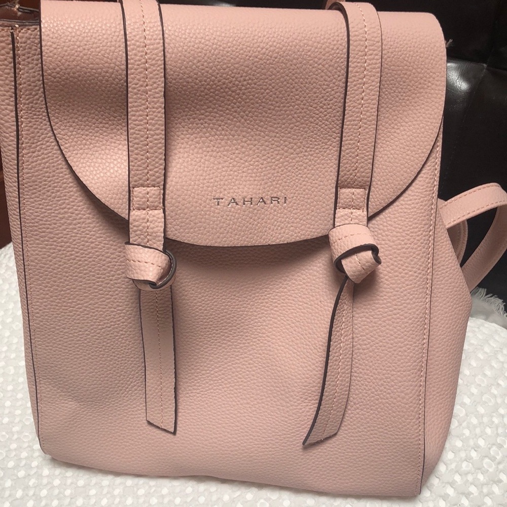 Tahari knitted backpack